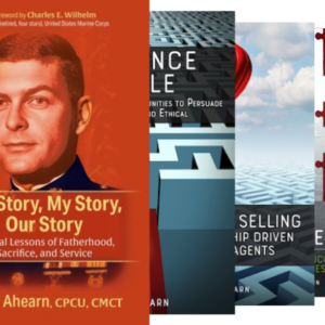 A complete set of autographed copies of Brian Ahearn's Books.